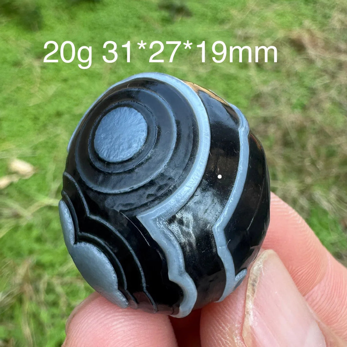 Natural Sardonyx Black Agate Alxa Gobi Eye Rock Mineral Specimen Energy Crystal Chakra Reiki Healing Stone Garden Decor DD1-8