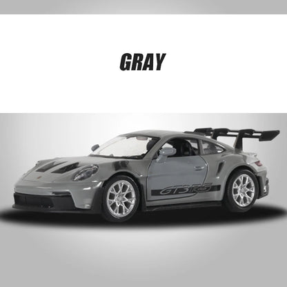 1:36 Porsche 911 GT3 RS Racing Sports Car Alloy Miniature Model Diecast Toy Fast Furious Collect Pull Back Childrens Birthday Gi