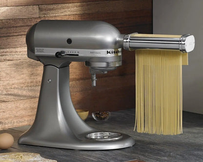 Free Shipping KitchenAid KSMPRA Stand Mixer Attachment Pasta Roller & Cutter, Stainless Steel