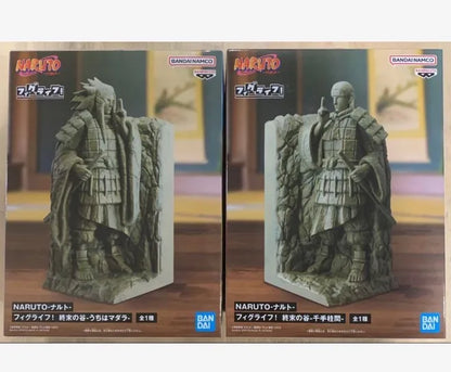 Officially Licensed Original BANPRESTO Fig Life Valley of the End Senju Hashirama Uchiha Madara Figure Anime Model Naruto Figure