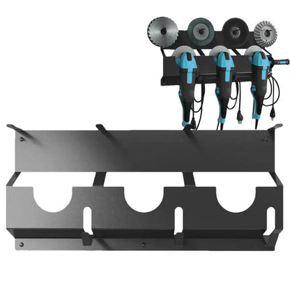 Wall Mount Angle Grinder Holder Angle Grinder Stand Angle Grinder Disc Grinder Cable Storage Rack For Cutting Polishing Machines