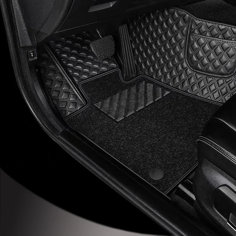 Car Floor Mats for Porsche Macan 2014 2015 2016 2017-2026 Custom Auto Foot Pads Automobile Carpet Cover Interior Accessories