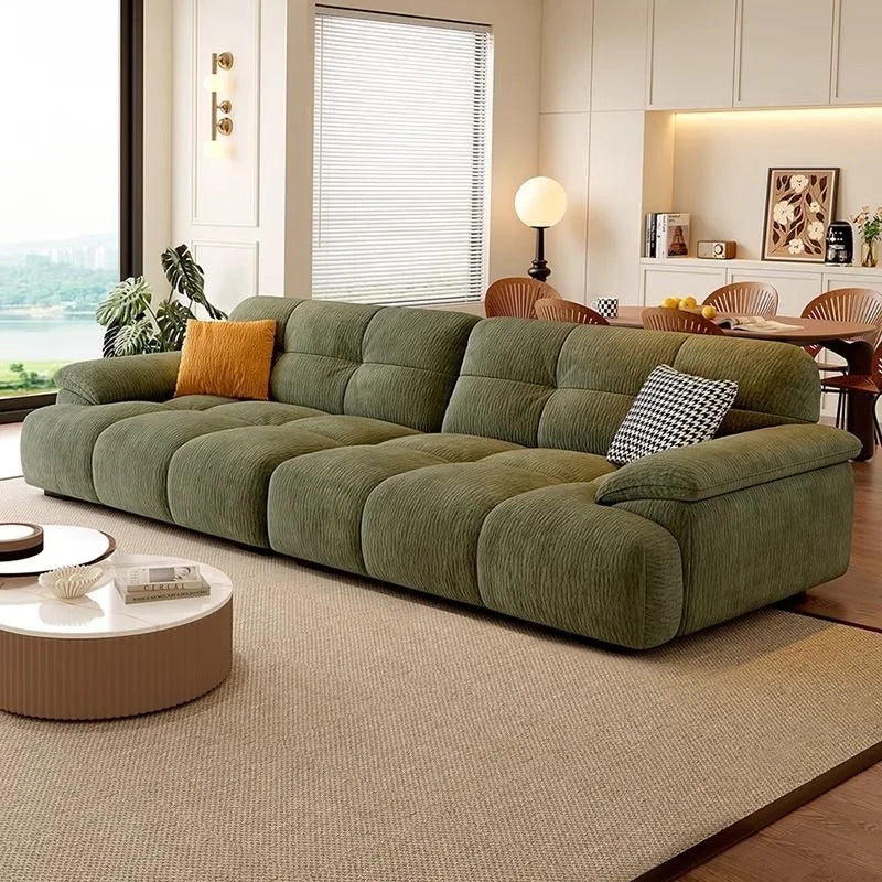 Designer Modern Living Room Sofas Olive Green Memory Foam Living Room Sofas Lounge Nordic Divano Angolare Furniture For Home