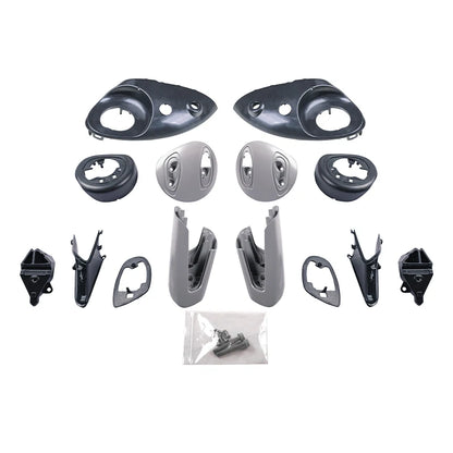 Left-hand Drive Car Sport Edition Rearview Mirror Base Assembly Mirror Housing Assembly for Porsche Macan 2014-2023