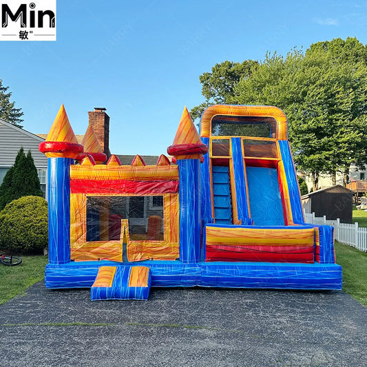 Hot Sale Small Inflatable Bounce Castle Kids Inflatable Jumping House Combo Bounce and Slide for Outdoor Party