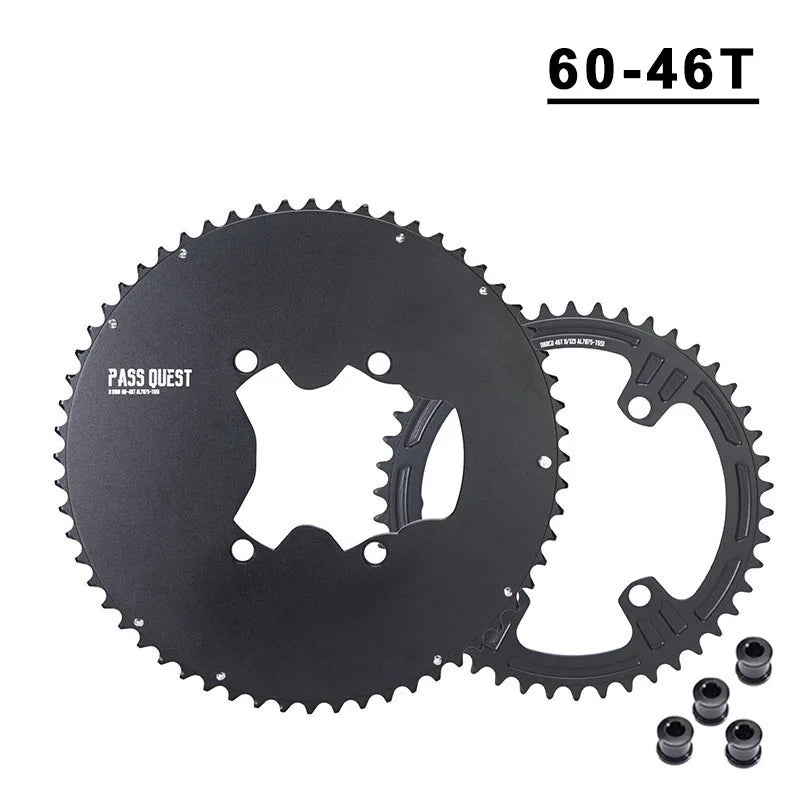 PASS QUEST 110 bcd chainring for Shimano ULTEGRA r8000 R8100 Narrow Wide road bike plate single dishe 54T 50 34T 52 36 53 39