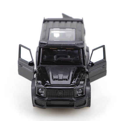 1/43 Scale Die-Cast Metal New Little G Pullback Off-Road Vehicle, Three-Door Alloy Model, Boy's Toy, Decoration