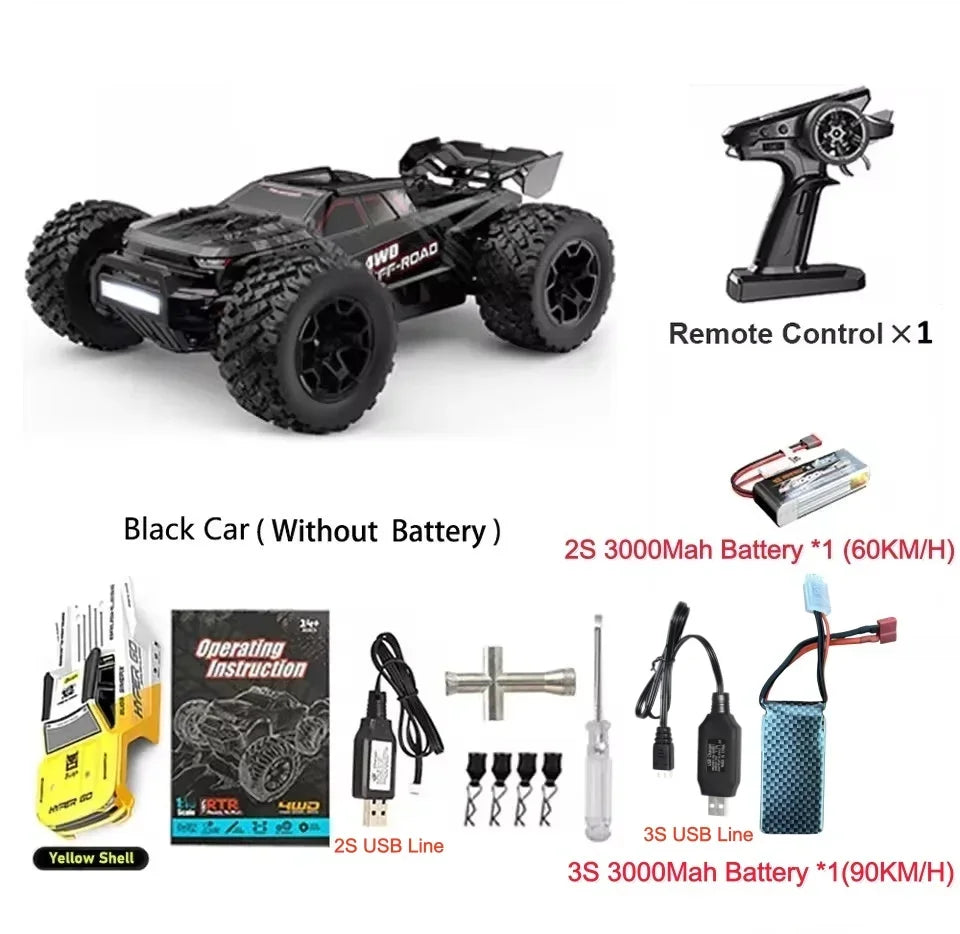 90KM/H Brushless RC Racing Car 1/14 4WD High Speed RC Racing  Toys Drift Vehicle Racing Car Remote Control Car Off-Road Truck