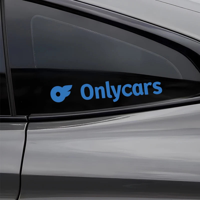 'Only Cars' Funny Decal, Creative & Fashion Decal With High Quality For Your Love Cars! Good Car Exterior Decoration!