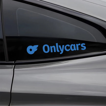 'Only Cars' Funny Decal, Creative & Fashion Decal With High Quality For Your Love Cars! Good Car Exterior Decoration!