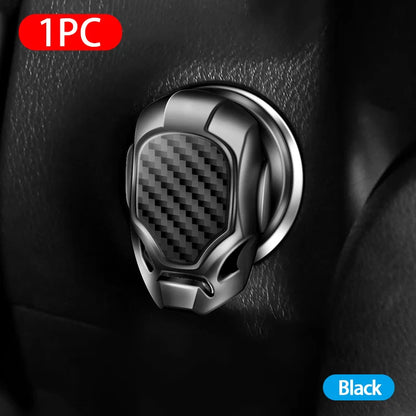Car Ignition Start Switch Protective Cover Onekey Start Stop Button Cover Engine Car Interior Decoration Motorcycle StartRing