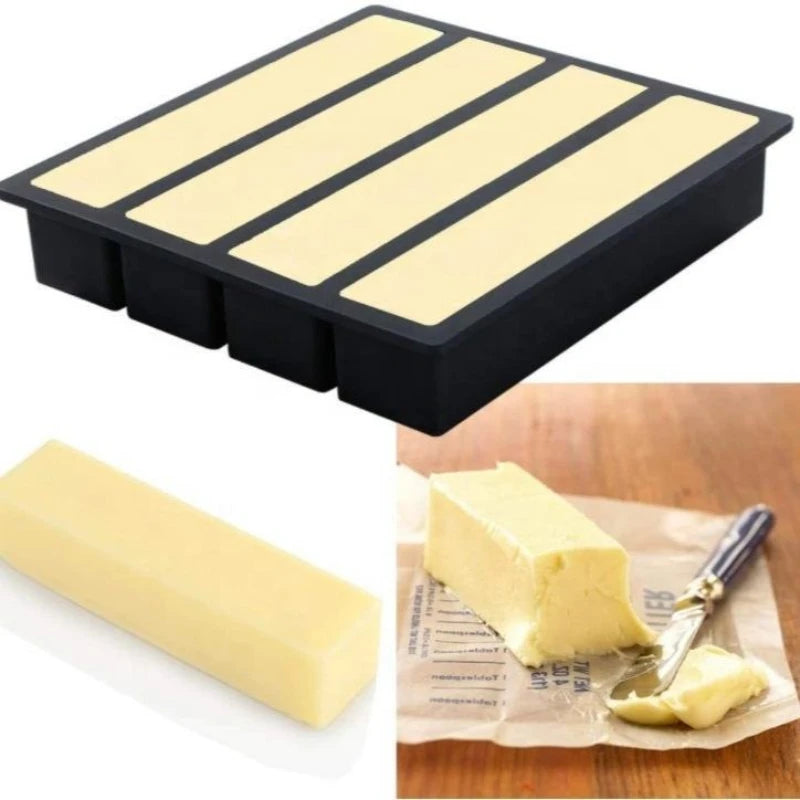Silicone Ice Mold A box Of Six Bars With A Lid Ice Tray Home Long Tumbler Kitchen Ice Model Juice Mixers Ice-cream Use Dessert