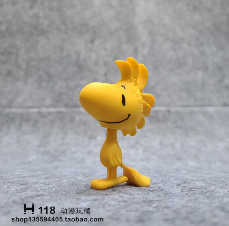 Snoopy Sally Woodstock Figure Ornament Cartoon Doll Model Interior Decoration Mini Figurine Toy Desktop Display Gift for Fans