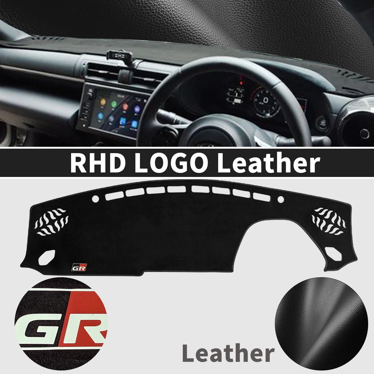 for Toyoa 86 GR86 2021 2022 2023 2024 2025 Car Dashmat Dashboard Cover Pad DashMat Sunshade Protective Carpet Accessories