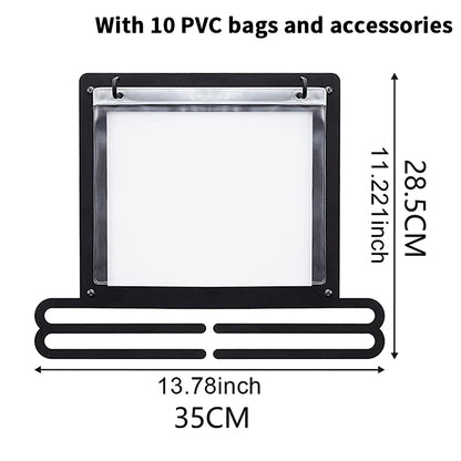 1Pc Metal Wrought Iron Medal Hook Rack - Wall Mounted Square Display Stand, Numbered Multifunctional Cloth Hanger Wall Decor