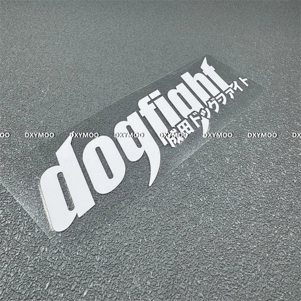 Car Sticker Vinyl for Drift Dogfight Japanese Modified Decal Motor Auto Engine Hood Window Tail Body Graphic