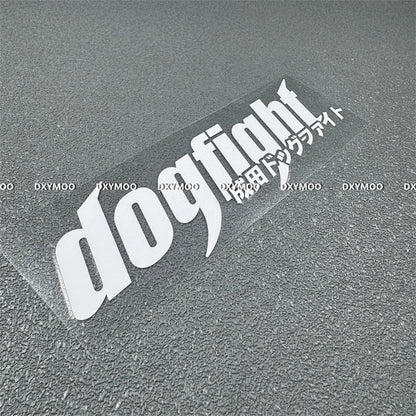 Car Sticker Vinyl for Drift Dogfight Japanese Modified Decal Motor Auto Engine Hood Window Tail Body Graphic