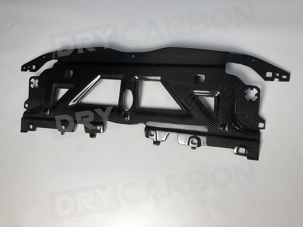 Dry Carbon Fiber Car Water Tank Radiating Plate Cover For BMW M2 G87 M3 G80 M4 G82 G83 2021-2024 Tuning Parts FRP Accessories