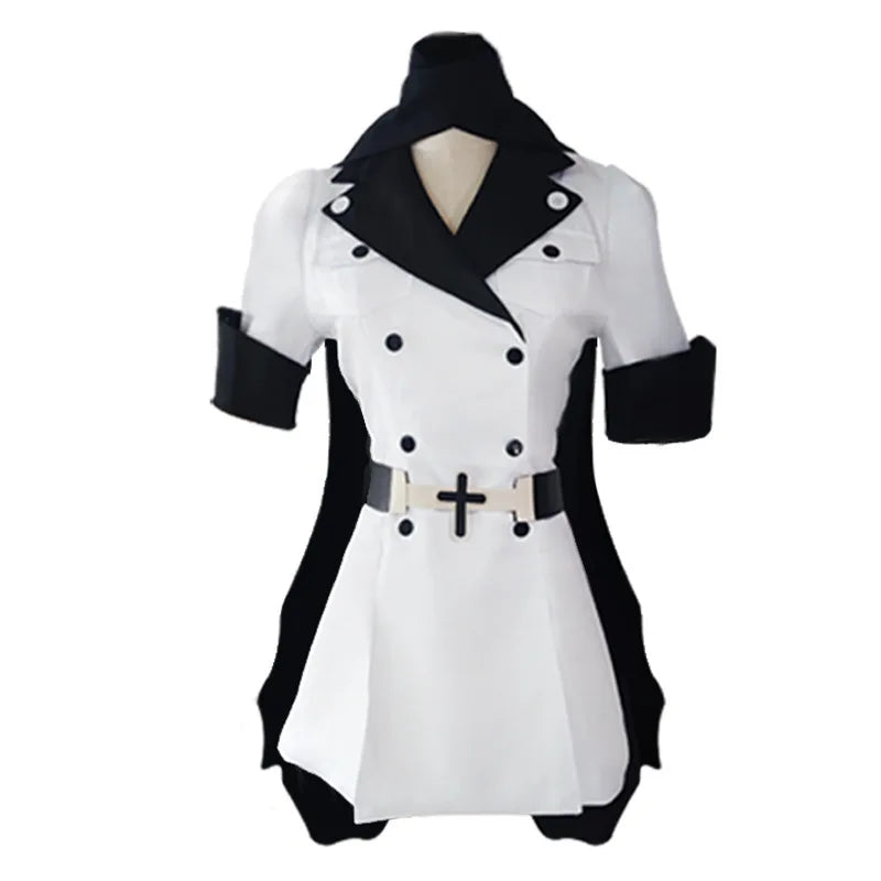 Anime Akame Ga KILL Esdeath Cosplay Costume with Hat Socks Wig Outfits for Women Full Set Esdeath Empire General Outfits Party2D