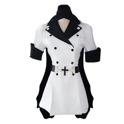Anime Akame Ga KILL Esdeath Cosplay Costume with Hat Socks Wig Outfits for Women Full Set Esdeath Empire General Outfits Party2D