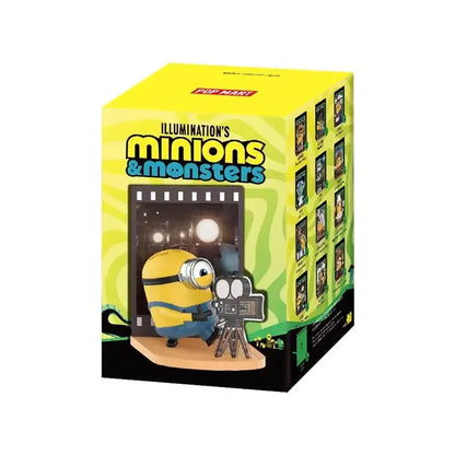 POP MART ILLUMINATION'S Minions Monsters Series Genuine Blind Box Toys Mystery Box Cute Models Anime Action Figur Gift