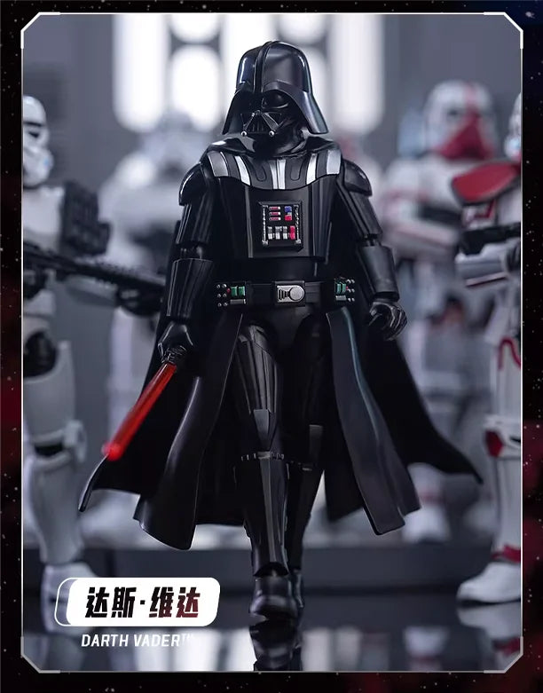 Original Blokees Star Wars Galaxy Version 02 Dark Side Series Blind Box Poseable Model Kits Action Figure Toy Collect Boy Gift
