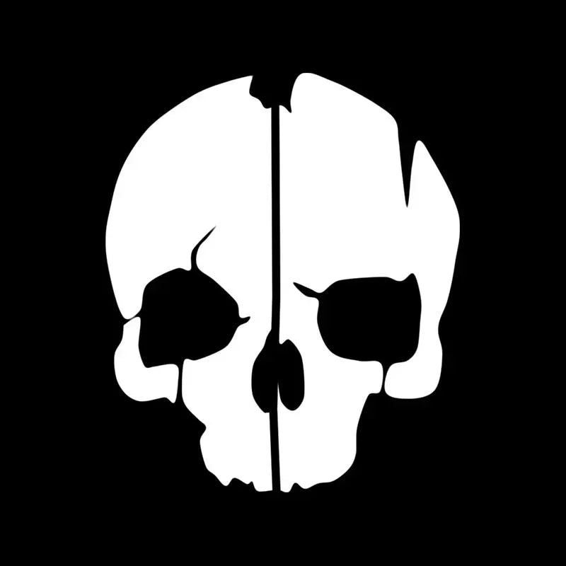 Call of Duty Ghost Head Skull Silhouette Car Sticker Waterproof Sunscreen Die Cut Window Trunk & Motorcycle Decal for Car Stylin