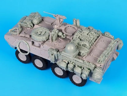 1/35 Scale Die-Cast Resin Model Assembled Kit US Stryker WINT-T A Plus Equipment Set (No Tank) Unassembled and Unpainted