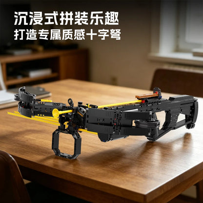 66187 Mechanical Crossbow Tech Model Boys Educational DIY Assembly Building Blocks Toy Gift