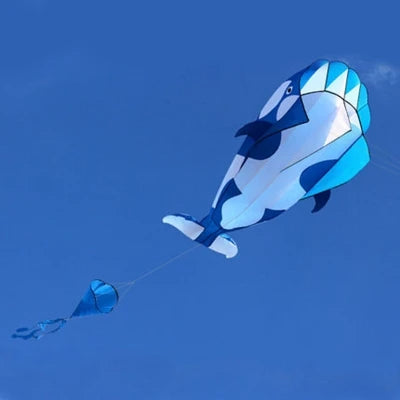 Dolphin kite flying nylon soft kite line animal kites inflatable kite reel outdoor toys Kite surfing beach kites sport parachute
