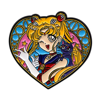 Manga Enamel Pin Anime Characters Badges on Backpack Brooches for Women Men Lapel Pins Cosplay Accessories  Gifts