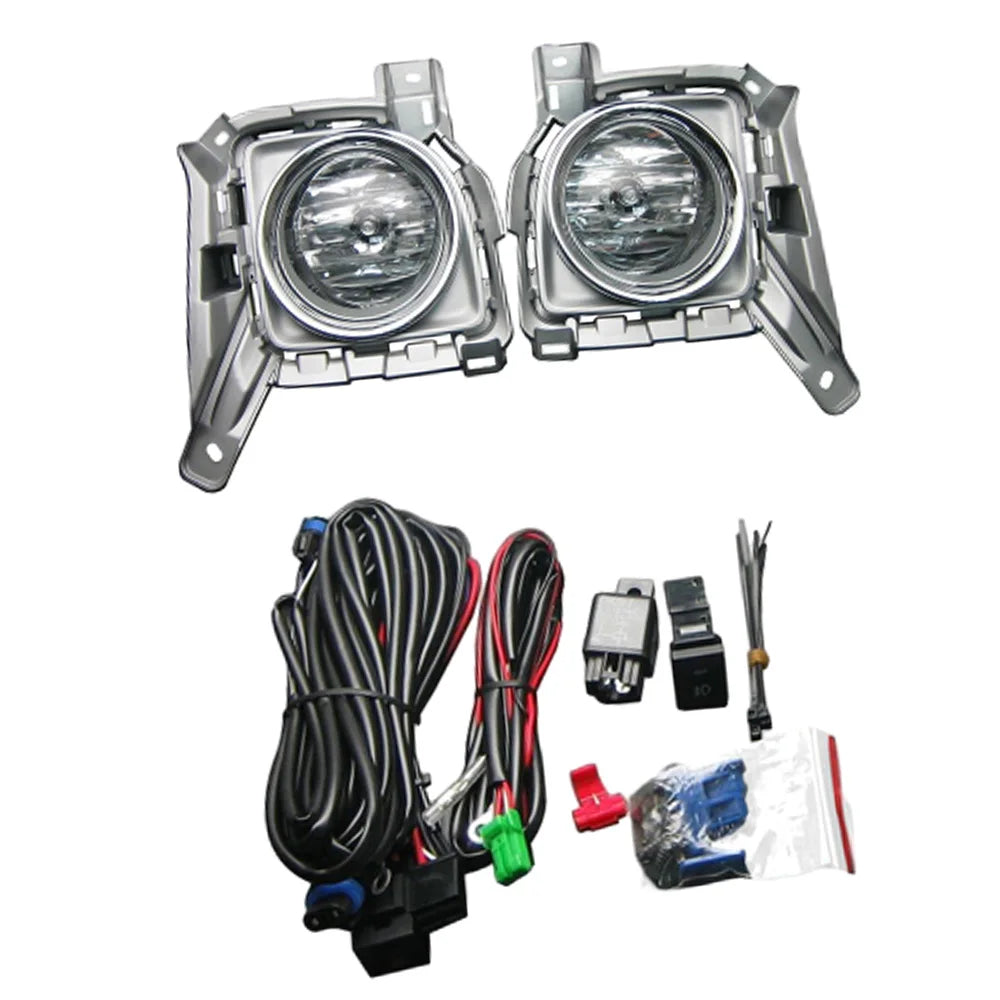 For Toyota Land Cruiser FJ-200 2013-2014 Car Fog Lights with Wiring Harness Daytime Running Lights Car Accessories