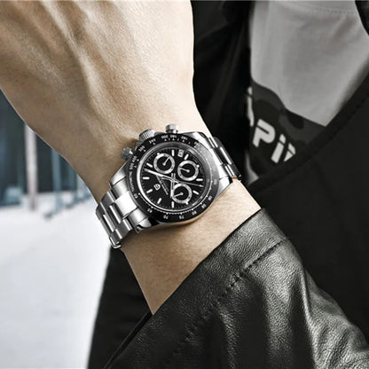 PAGANI DESIGN Luxury Chronograph Stop Watch for Men Sapphire MIYOTA VK63 Sport Waterproof Quartz Men's Wristwatches Reloj Hombre