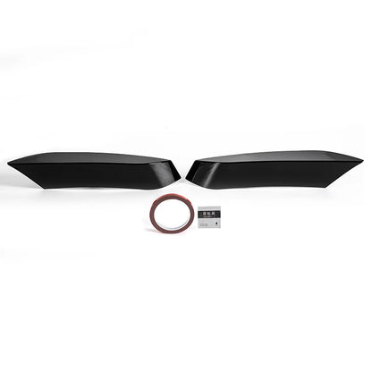 Rhyming Front Bumper Spoiler Splitter Lip Carbon Fiber Look/Glossy Black Air Vent Frame Trim For BMW F80 M3 F82 F83 M4 2015-2020