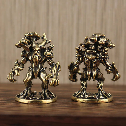 Tree Spirit Figure Home Decor Ornament Vintage European and American Craft Model Ornament Office Desk Ornament
