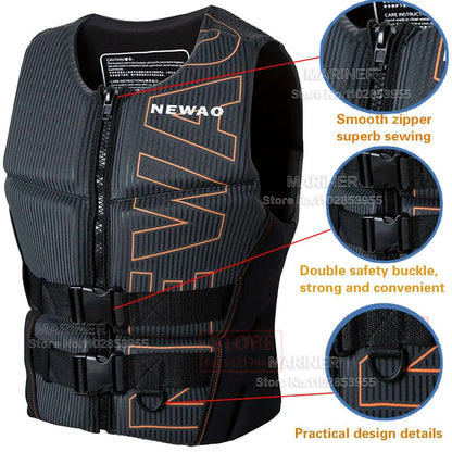 Live Jacket Wakesurf Comp Vest Neoprene Impact Vest Great for Boating Rafting Surfing Buoyancy All Other Watersports Activities
