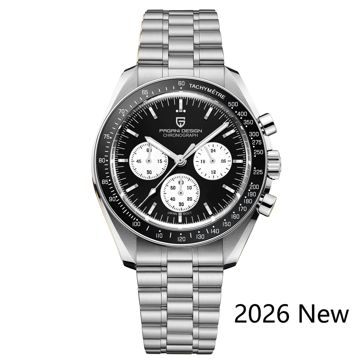 PAGANI DESIGN 2026 New V5 PD1701 Men's Watches Luxury Quartz Watch Men Sport Speed Chronograph AR Sapphire Glass 100M Waterproof