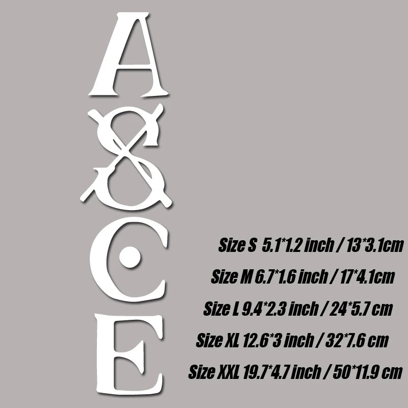 'ASCE"decal,creative&fashion decal for anime fans,high quality for car truck &laptop,waterproof car exterior decoration