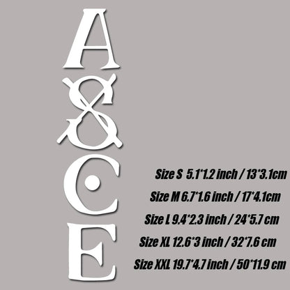 'ASCE"decal,creative&fashion decal for anime fans,high quality for car truck &laptop,waterproof car exterior decoration