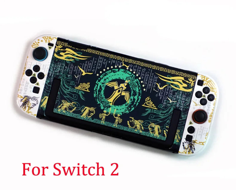 Crystal Clear Hard Case for Nintendo Switch 2, Full Body PC Shell Protector, Front & Back Cover for NS2 Joy-Con Controller