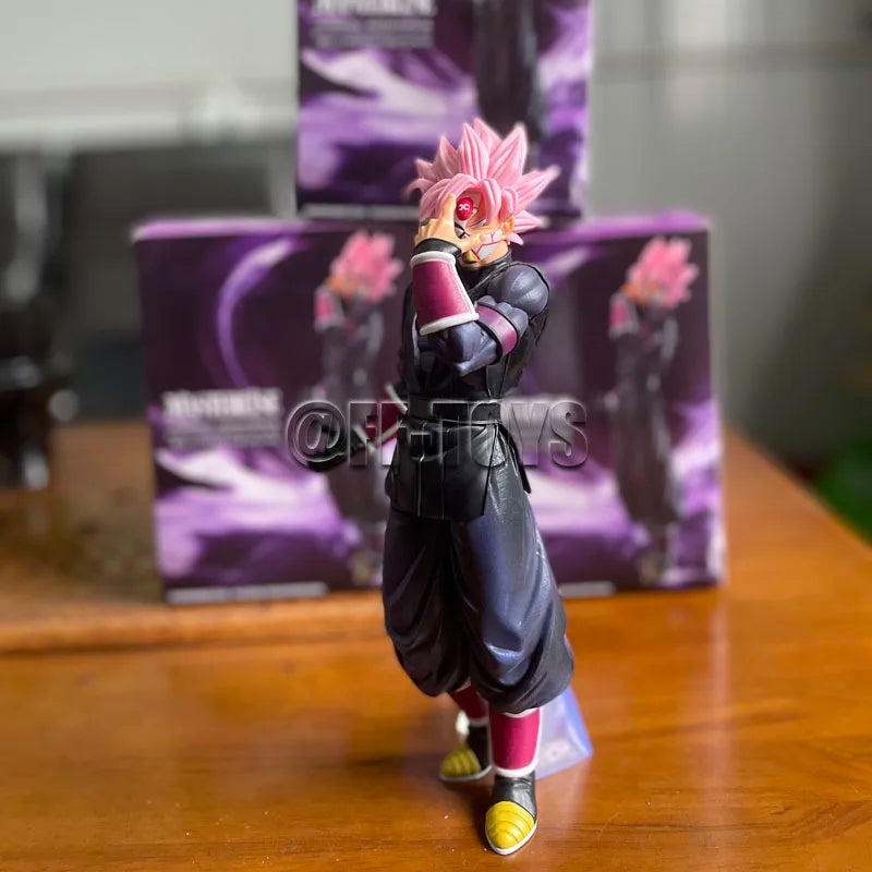 Super Dragon Ball Heroes Figure Zamasu Black Goku 25cm PVC Action Figures GK Statue Collection Model Toys Gifts