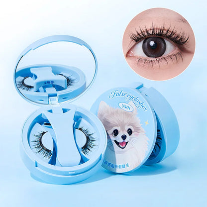 BQI magnetic adhesive false eyelashes are easy to wear and can be removed at any time. They give you natural-looking eyelashes.