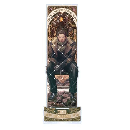 Resident Evil Claire Redfield 15cm Acrylic Stand Keychain 30th Anniversary Gothic Art Anime Figure Decor Gift For Fans!