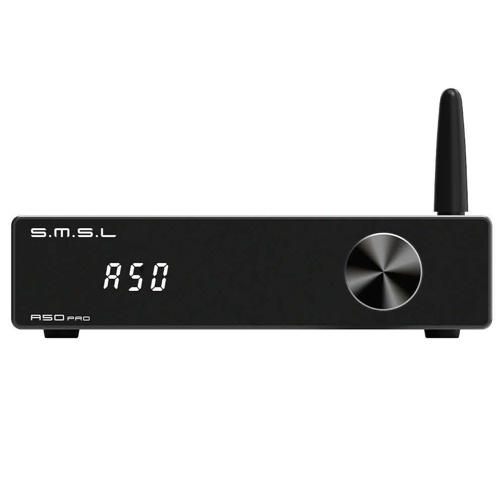 SMSL A50PRO 2.1 Power Amplifier 2 MA12070P Bluetooth EQ Setting 100W HDMI-ARC Screen OFF High Low Filter