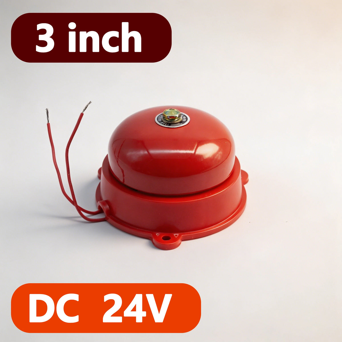 2/3/4/6 Inch Internal Strike Electric Bell AC110/220V DC12/24V High Decibel Loud Sound Alarm Doorbell School Factory Household