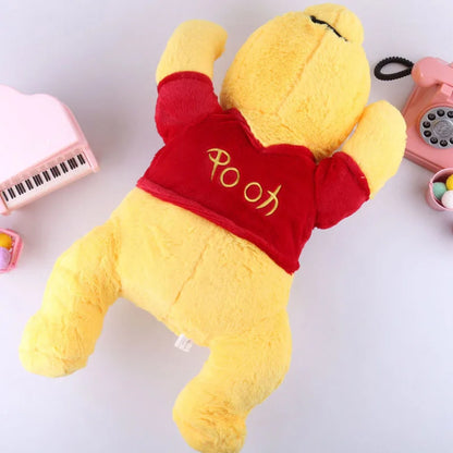 Fluffy Large Stuffed Toys 55cm Winnie The Pooh Pillow Giant Plush Bear Doll Cute Room Ornamental Cushion For Decor Easter Gift