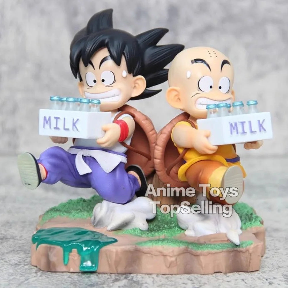 15cm Anime Dragon Ball Figure Goku and Krillin Action Figures Pvc Statue Collection Model Toys Gifts