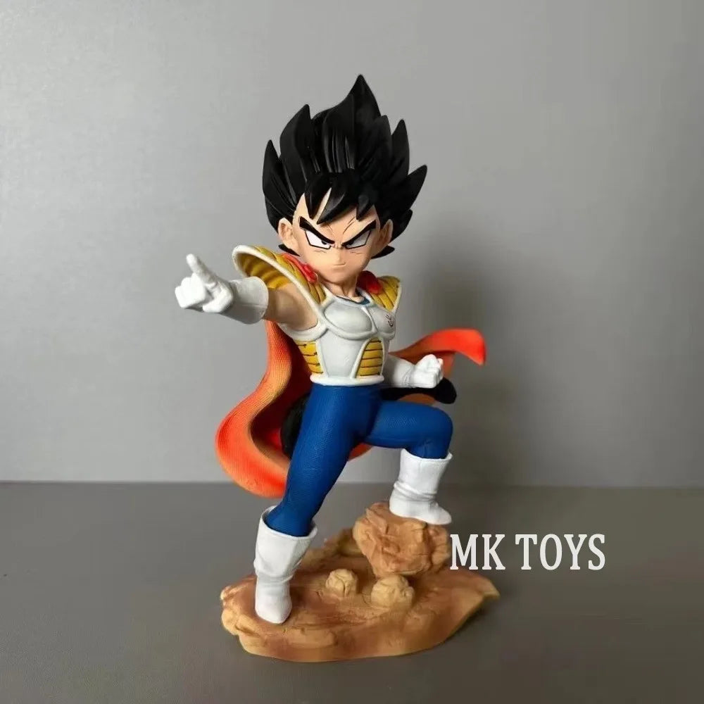 22cm/8.33in Anime Dragon Ball Z Figure Cloak Vegeta Action Figures Pvc Statue Desktop Ornamen Collection Model Toys Gifts