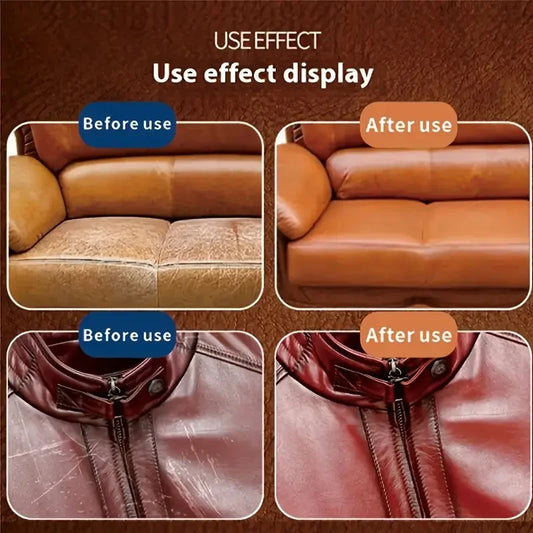 Car Leather Cleaning cream Seat Maintenance Care Oil Leather Restoration Mink Oil Cream Leather Sofa car Interior Polishing