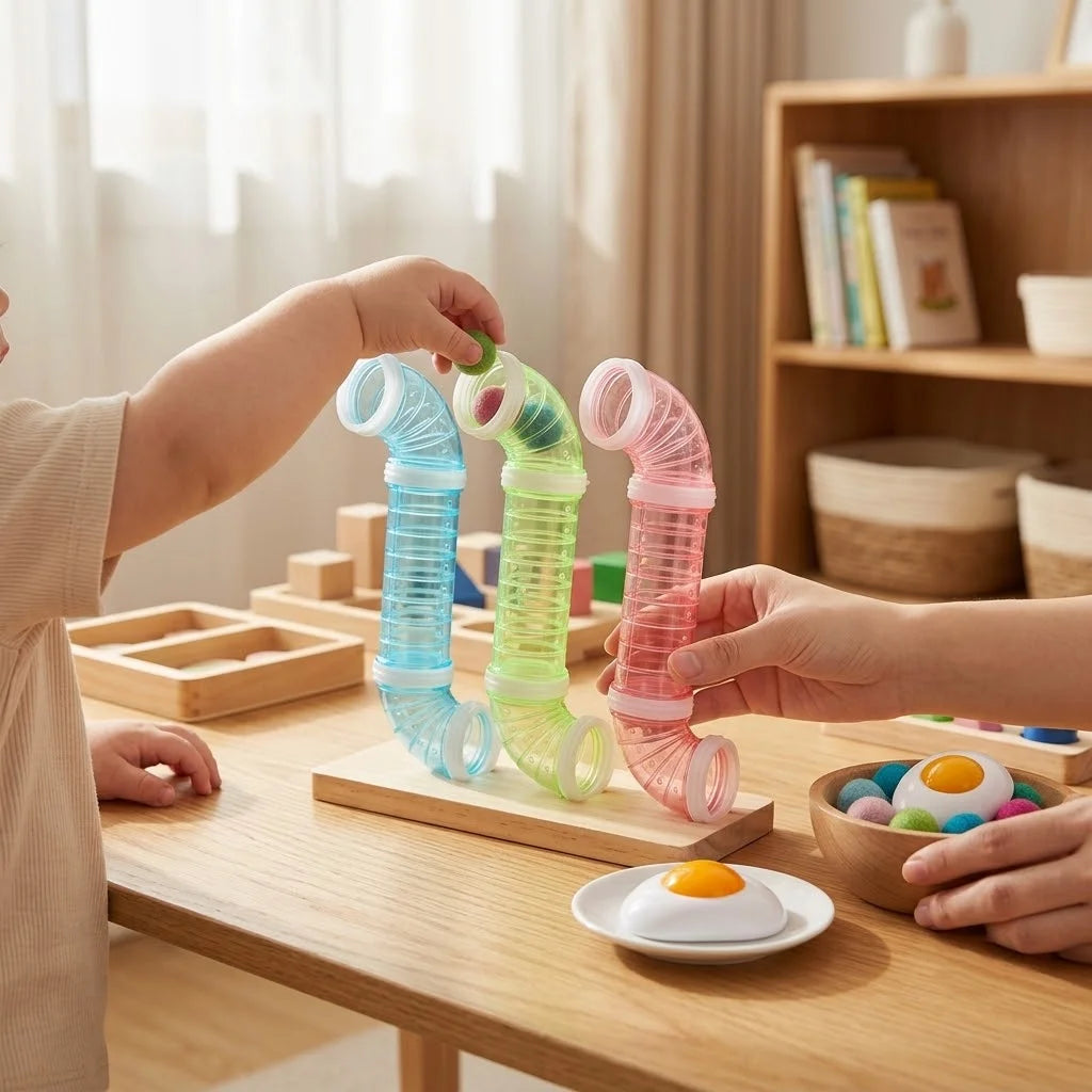 DIY Montessori Busy Board Accessories, Wooden Sensory Educational Toy, Fine Motor Skills & Cognitive Training Learning Toy for K